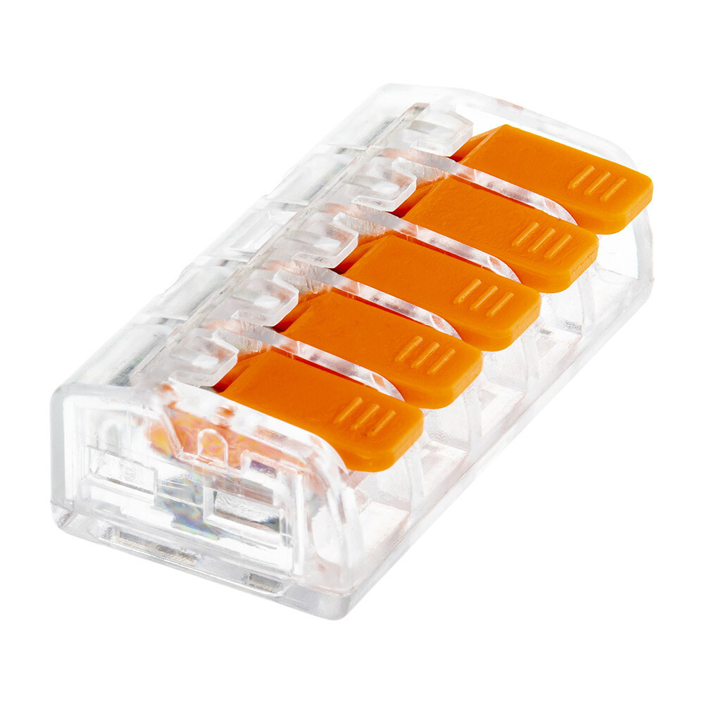 Изображение товара Клемма на 5 проводов Duwi СМК 223-415 для кабельных соединений 0,5-4мм²