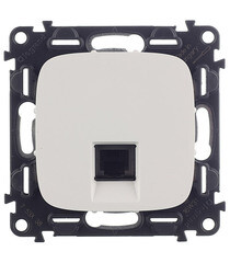 Розетка телефонная Legrand Valena Allure встраиваемая белая RJ11 (753738) - фото 1