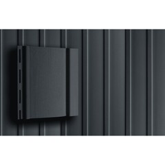 Сайдинг Grand Line Acryl вертикальный 3000х159,5 мм графит
