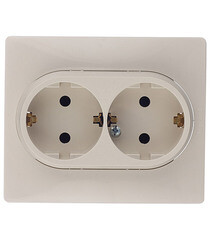 Изображение товара Розетка Legrand Etika встраиваемая слоновая кость (672323)