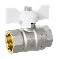 Кран шаровой латунный LD Pride 1/2 ВР(г) х 1/2 ВР(г) бабочка прямой (47.15.В-В.Б)