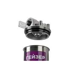 Корпус фильтра Гейзер HS для холодной и горячей воды нержавеющая сталь 10SL 3/4 ВР(г) х 3/4 ВР(г) хром - фото 3