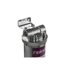 Корпус фильтра Гейзер HS для холодной и горячей воды нержавеющая сталь 10SL 3/4 ВР(г) х 3/4 ВР(г) хром - фото 5