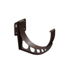 Кронштейн желоба пластиковый d120 мм Docke Standard темно-коричневый RAL 8019