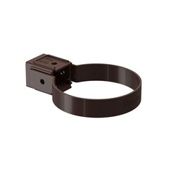 Хомут трубы пластиковый d80 мм Docke Standard темно-коричневый RAL 8019