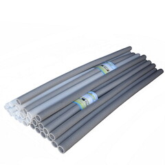 Теплоизоляция для труб Изолар ПЭ 22х9х2000 мм серая