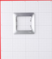 Рамка Systeme Electric Glossa oдноместная алюминий (GSL000301) - фото 3