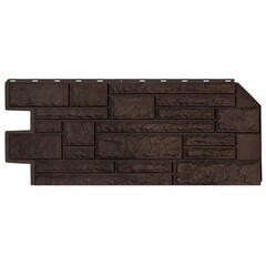 Панель фасадная Технониколь Оптима 1000х420 мм темно-коричневая