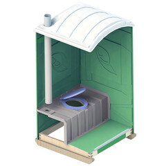 Кабина туалетная EcoLight Дачник - фото 3