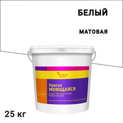 Изображение товара Краска моющаяся Corsa Deco белая 25 кг