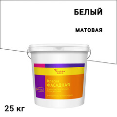 Изображение товара Краска фасадная Corsa Deco акриловая белая 25 кг