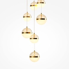 Люстра светодиодная подвесная Maytoni Area 120 Вт 3000К 40 кв.м (MOD295PL-L120BBS3K) - фото 5