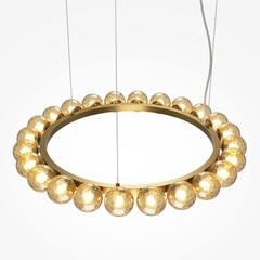 Люстра светодиодная подвесная Maytoni Ambre 42 Вт 3000К 21 кв.м (MOD331PL-L42BS3K) - фото 4