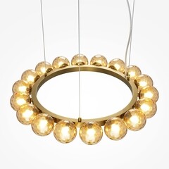 Люстра светодиодная подвесная Maytoni Ambre 32 Вт 3000К 16 кв.м (MOD331PL-L32BS3K) - фото 5