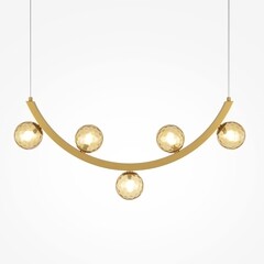 Люстра светодиодная подвесная Maytoni Ambre 12 Вт 3000К 6 кв.м (MOD331PL-L12BS3K) - фото 3