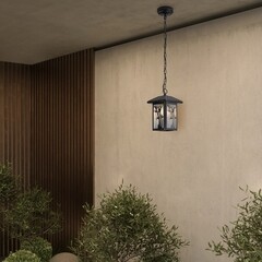 Светильник садово-парковый подвесной Voltega Saga черный 300 мм E27 40 Вт IP44 (VGL7218PL-01B) - фото 2