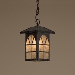 Светильник садово-парковый подвесной Voltega Gaster черный 300 мм E27 40 Вт IP44 (VGL7217PL-01B) - фото 10