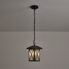 Светильник садово-парковый подвесной Voltega Gabi черный 240 мм E27 40 Вт IP44 (VGL7214PL-01B) - фото 6