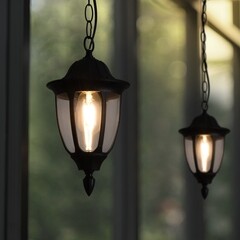 Светильник садово-парковый подвесной Voltega Frak черный 300 мм E27 13 Вт IP44 (VGL7305PL-01B) - фото 2