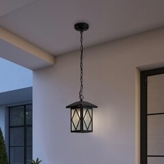 Светильник садово-парковый подвесной Voltega Cruz черный 240 мм E27 40 Вт IP44 (VGL7215PL-01B) - фото 2