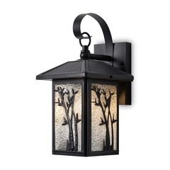 Светильник садово-парковый настенный Voltega Saga черный 240 мм E27 40 Вт IP44 (VGL7218WL-01B) - фото 9