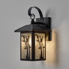 Светильник садово-парковый настенный Voltega Saga черный 240 мм E27 40 Вт IP44 (VGL7218WL-01B) - фото 5