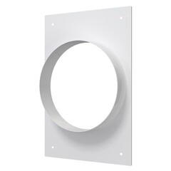 Накладка для круглых воздуховодов торцевая Era с фланцем d100 мм 113х113 мм - фото 5