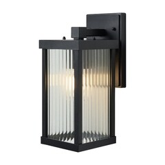 Изображение товара Светильник садово-парковый настенный Voltega Rou черный 300 мм E27 40 Вт IP44 (VGL7220WL-01B2)