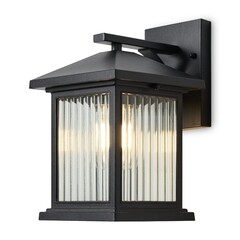 Светильник садово-парковый настенный Voltega Rou черный 245 мм E27 40 Вт IP44 (VGL7220WL-01B1) - фото 8