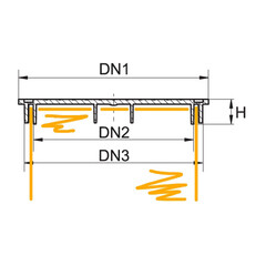 Крышка люка для люка Ostendorf тип 400 (634400) - фото 2