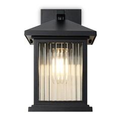 Светильник садово-парковый настенный Voltega Rou черный 245 мм E27 40 Вт IP44 (VGL7220WL-01B1) - фото 3