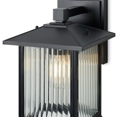 Светильник садово-парковый настенный Voltega Rou черный 275 мм E27 40 Вт IP44 (VGL7220WL-01B) - фото 7