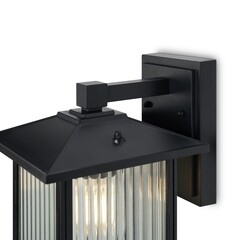 Светильник садово-парковый настенный Voltega Rou черный 275 мм E27 40 Вт IP44 (VGL7220WL-01B) - фото 3