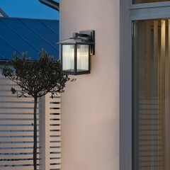 Светильник садово-парковый настенный Voltega Rou черный 275 мм E27 40 Вт IP44 (VGL7220WL-01B) - фото 2