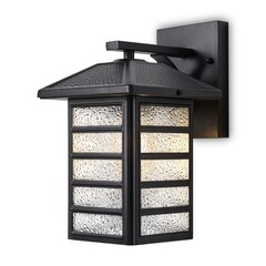 Светильник садово-парковый настенный Voltega Peek черный 245 мм E27 40 Вт IP44 (VGL7216WL-01B1) - фото 8