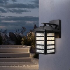 Светильник садово-парковый настенный Voltega Peek черный 245 мм E27 40 Вт IP44 (VGL7216WL-01B1) - фото 2