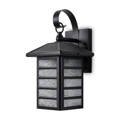 Светильник садово-парковый настенный Voltega Peek черный 300 мм E27 40 Вт IP44 (VGL7216WL-01B) - фото 6