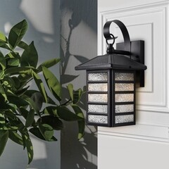 Светильник садово-парковый настенный Voltega Peek черный 300 мм E27 40 Вт IP44 (VGL7216WL-01B) - фото 2