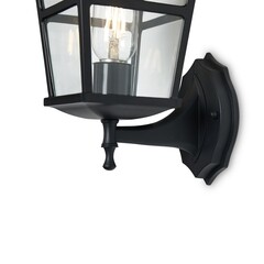 Светильник садово-парковый настенный Voltega Noon черный 280 мм E27 40 Вт IP44 (VGL7213WL-01B1) - фото 4