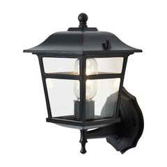 Изображение товара Светильник садово-парковый настенный Voltega Noon черный 280 мм E27 40 Вт IP44 (VGL7213WL-01B1)