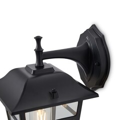 Светильник садово-парковый настенный Voltega Noon черный 280 мм E27 40 Вт IP44 (VGL7213WL-01B) - фото 4