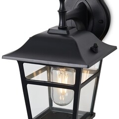 Светильник садово-парковый настенный Voltega Noon черный 280 мм E27 40 Вт IP44 (VGL7213WL-01B) - фото 5