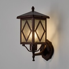 Светильник садово-парковый настенный Voltega Heim бронза 320 мм E27 40 Вт IP44 (VGL7210WL-01BR) - фото 6