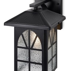 Светильник садово-парковый настенный Voltega Gaster черный 245 мм E27 40 Вт IP44 (VGL7217WL-01B1) - фото 5