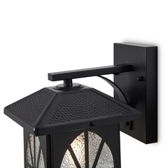 Светильник садово-парковый настенный Voltega Gaster черный 245 мм E27 40 Вт IP44 (VGL7217WL-01B1) - фото 4