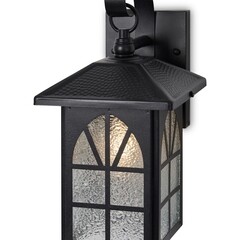 Светильник садово-парковый настенный Voltega Gaster черный 240 мм E27 40 Вт IP44 (VGL7217WL-01B) - фото 6