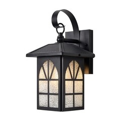 Светильник садово-парковый настенный Voltega Gaster черный 240 мм E27 40 Вт IP44 (VGL7217WL-01B) - фото 1