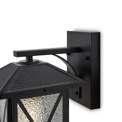 Светильник садово-парковый настенный Voltega Gabi черный 245 мм E27 40 Вт IP44 (VGL7214WL-01B1) - фото 3