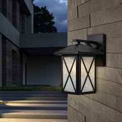 Светильник садово-парковый настенный Voltega Gabi черный 245 мм E27 40 Вт IP44 (VGL7214WL-01B1) - фото 2