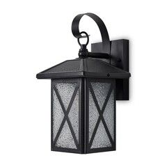 Светильник садово-парковый настенный Voltega Gabi черный 300 мм E27 40 Вт IP44 (VGL7214WL-01B) - фото 6